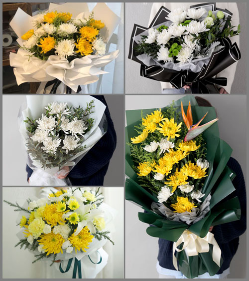 福建漳州平和县南胜镇白事花束代送